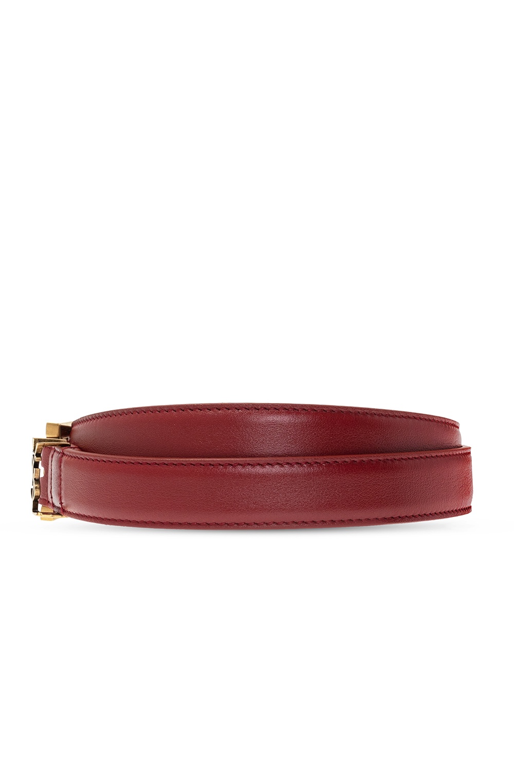 Saint Laurent Leather belt with logo